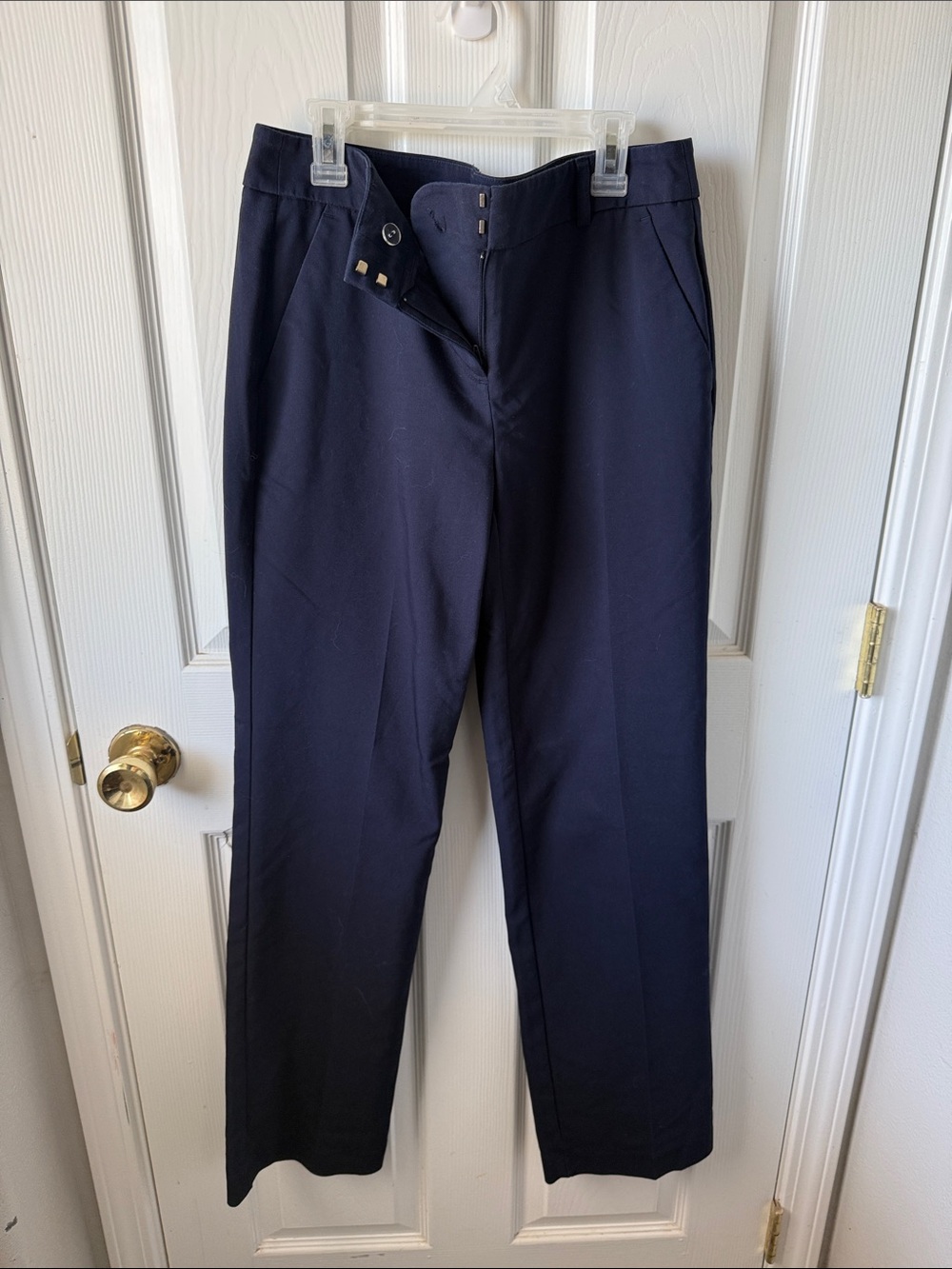 Navy Dress Pants - Classic Straight Fit